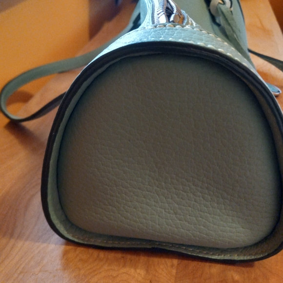 Dooney & Bourke Aqua Leather Shoulder Bag - Picture 4 of 4